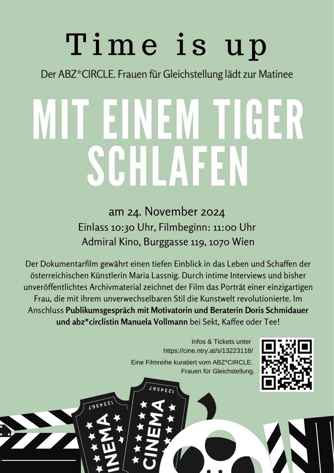 Kinoplakat MIT EINEM TIGER SCHLAFEN 